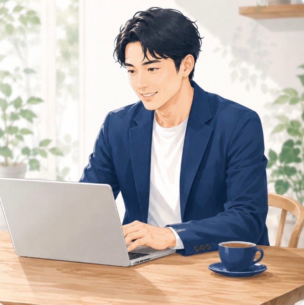 BASE DESIGN代表のイラスト